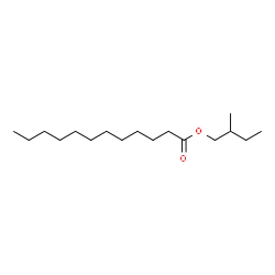 2-Methylbutyl laurate结构式