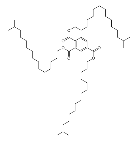 tris(14-methylpentadecyl) benzene-1,2,4-tricarboxylate结构式