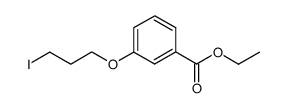 ethyl 3-(3-iodopropoxy)benzoate结构式
