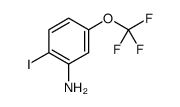 2-Iodo-5-(trifluoromethoxy)aniline结构式