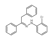 n-(2-bromophenyl)-n''-(1,2-diphenylethylidene)hydrazine Structure