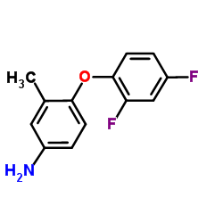 4-(2,4-Difluorophenoxy)-3-methylaniline Structure