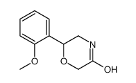 6-(2-methoxyphenyl)morpholin-3-one Structure