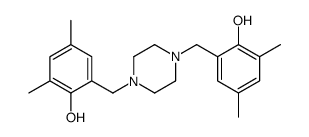 2-[[4-[(2-hydroxy-3,5-dimethylphenyl)methyl]piperazin-1-yl]methyl]-4,6-dimethylphenol结构式