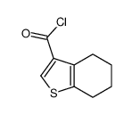4,5,6,7-tetrahydro-1-benzothiophene-3-carbonyl chloride结构式