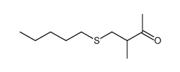 3-methyl-4-(pentylthio)butan-2-one结构式