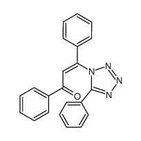 (diphenyl-1,3-oxo-3 propene-1-yl(E))-1 phenyl-5 tetrazole Structure