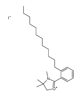 2-(2-dodecylphenyl)-3,4,4-trimethyl-5H-1,3-oxazol-3-ium,iodide结构式