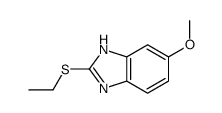 2-(Ethylsulfanyl)-5-methoxy-1H-benzimidazole结构式