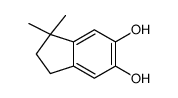 1,1-dimethylindan-5,6-diol structure