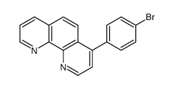 4-(4-bromophenyl)-1,10-phenanthroline Structure