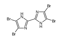 4,4',5,5'-tetrabromo-2,2'-bi-1H-imidazole结构式