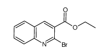 2-bromo-quinoline-3-carboxylic acid ethyl ester Structure