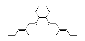 1,2-bis-(2-methyl-2-pentenyloxy)-cyclohexane Structure