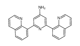 4-amino-2,6-bis(quinolin-8-yl)pyridine结构式