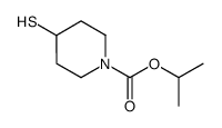 1-methylethyl 4-mercapto-1-piperidinecarboxylate结构式