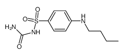 (N-butyl-sulfanilyl)-urea结构式