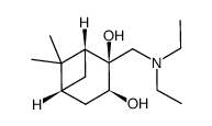 (1R,2S,3S,5R)-2-diethylaminomethyl-6,6-dimethylbicyclo[3.1.1]heptane-2,3-diol Structure