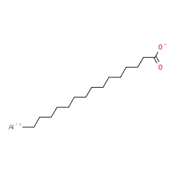 Hexadecanoic acid, aluminum salt, basic structure