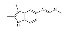 N'-(2,3-dimethyl-1H-indol-5-yl)-N,N-dimethylmethanimidamide Structure
