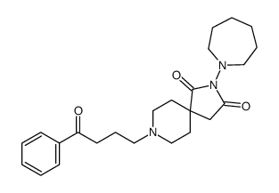 2-(azepan-1-yl)-8-(4-oxo-4-phenylbutyl)-2,8-diazaspiro[4.5]decane-1,3-dione结构式