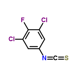 1,3-Dichloro-2-fluoro-5-isothiocyanatobenzene结构式