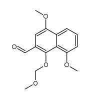 4,8-dimethoxy-1-(methoxymethoxy)-2-naphthaldehyde结构式