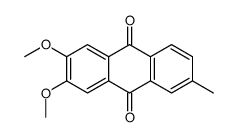 2,3-dimethoxy-6-methylanthracene-9,10-dione Structure