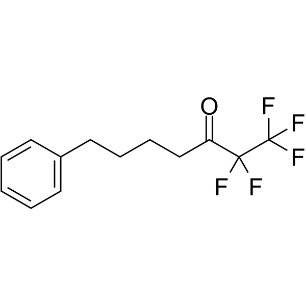 1,1,1,2,2-Pentafluoro-7-phenyl-3-heptanone结构式