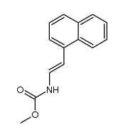 (2-[1]naphthyl-vinyl)-carbamic acid methyl ester结构式