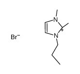 1-propyl-2,3-dimethylimidazolium bromide Structure