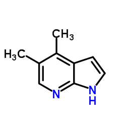 4,5-Dimethyl-1H-pyrrolo[2,3-b]pyridine结构式