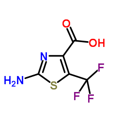 2-Amino-5-(trifluoromethyl)thiazole-4-carboxylic acid Structure