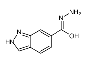 1H-Indazole-6-carboxylic acid hydrazide Structure