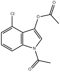 4-Chloro-3-indoxyl-1,3-diacetate Structure