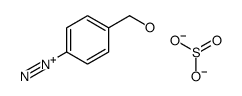 4-(hydroxymethyl)benzenediazonium,sulfite结构式
