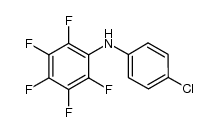 N-(4-chlorophenyl)-2,3,4,5,6-pentafluoroaniline结构式