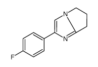 2-(4-氟苯基)-6,7-二氢-5H-吡咯并[1,2-a]咪唑结构式