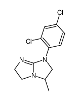 1-(2,4-Dichloro-phenyl)-3-methyl-2,3,5,6-tetrahydro-1H-imidazo[1,2-a]imidazole Structure