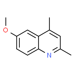 6-Methoxy-2,4-dimethylquinoline结构式
