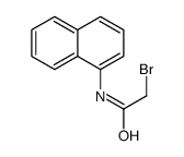 2-Bromo-N-(1-naphthyl)acetamide结构式