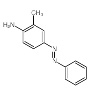 Benzenamine,2-methyl-4-(2-phenyldiazenyl)-结构式