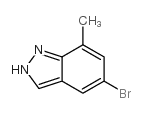 5-bromo-7-methyl-1H-indazole Structure