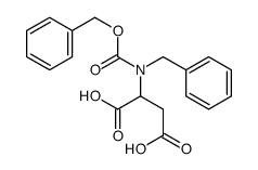 2-[benzyl(phenylmethoxycarbonyl)amino]butanedioic acid Structure