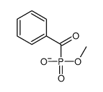 benzoyl(methoxy)phosphinate Structure