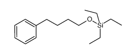 triethyl(4-phenylbutoxy)silane结构式