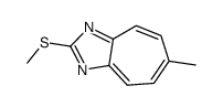 6-methyl-2-methylsulfanylcyclohepta[d]imidazole Structure