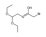 2-bromo-N-(2,2-diethoxyethyl)acetamide Structure