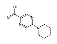 5-(piperidin-1-yl)pyrazine-2-carboxylicacid structure