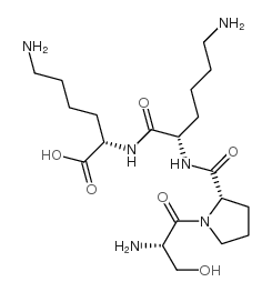 seryl-prolyl-lysyl-lysine Structure